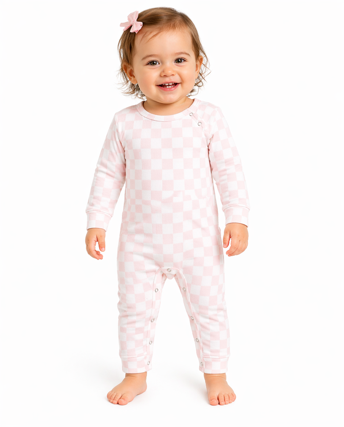 Check-It-Out Long Sleeve Jumpsuit