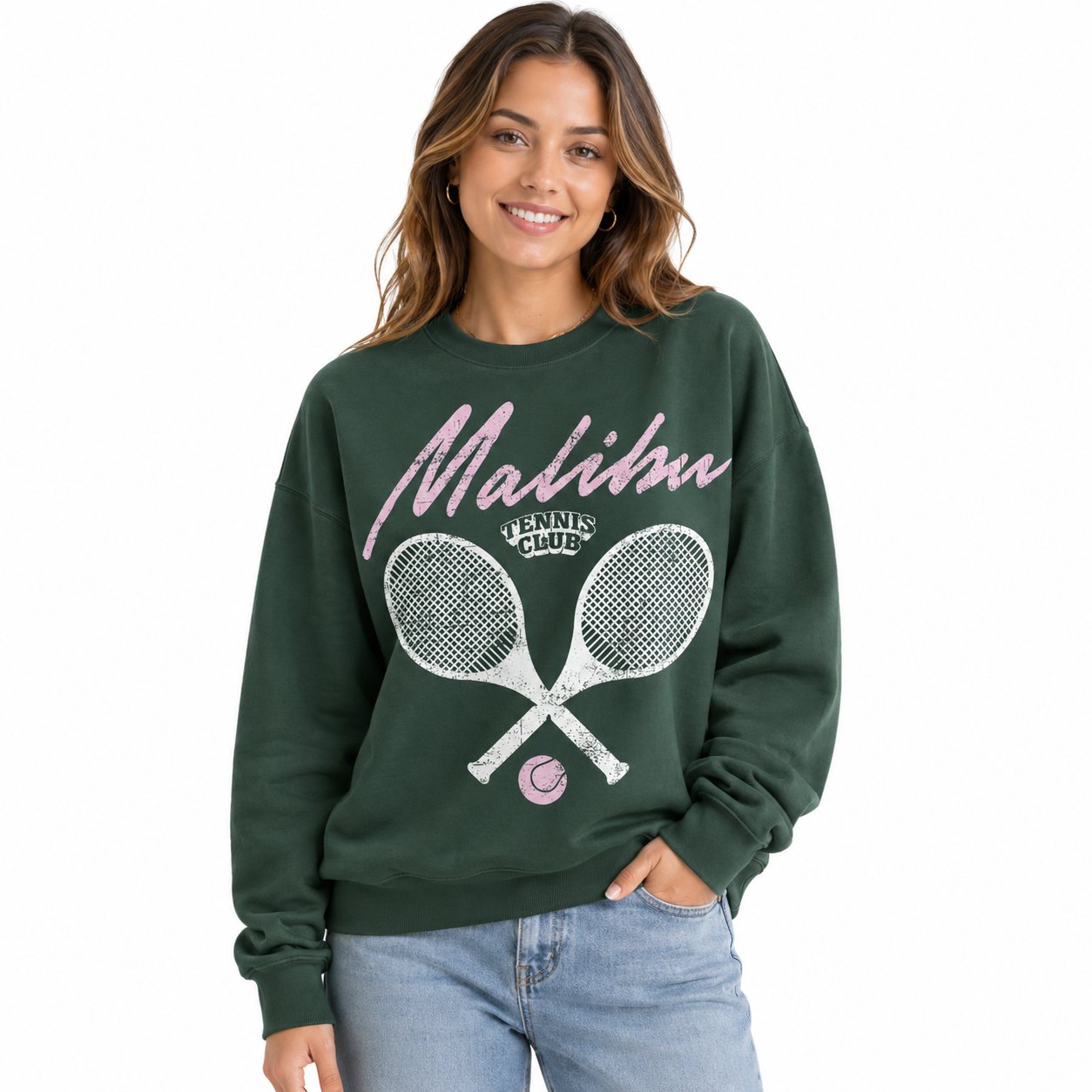 Malibu Tennis Club Crewneck Sweatshirt