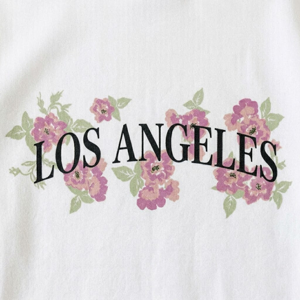 Los Angels Embroidered Crewneck Sweatshirt