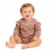 Wild About You Long Sleeve Ruffle Sweatshirt Onesie