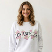 Los Angels Embroidered Crewneck Sweatshirt