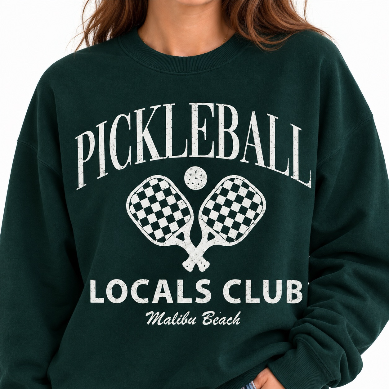 Pickleball Club Crewneck Sweatshirt