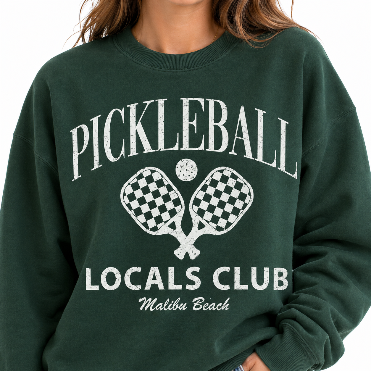 Pickleball Club Crewneck Sweatshirt