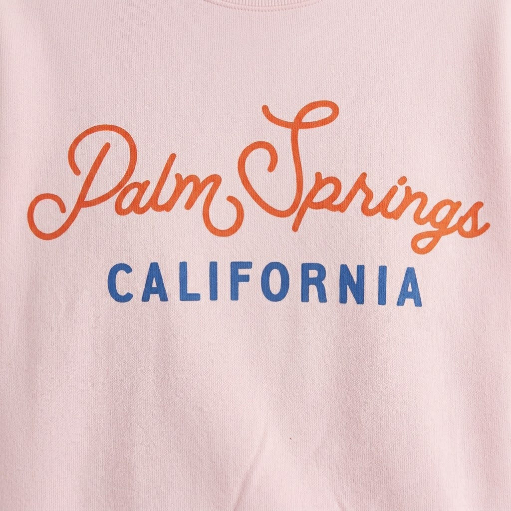 Palm Springs Embroidered Crewneck Sweatshirt
