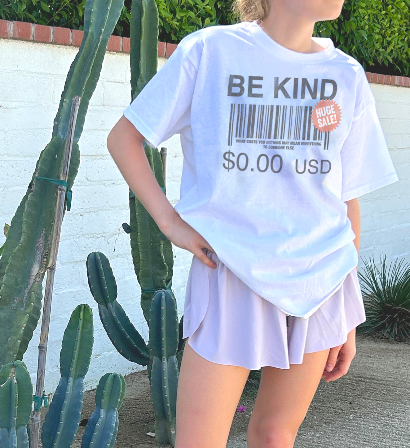 Be Kind Barcode Short Sleeve Tee