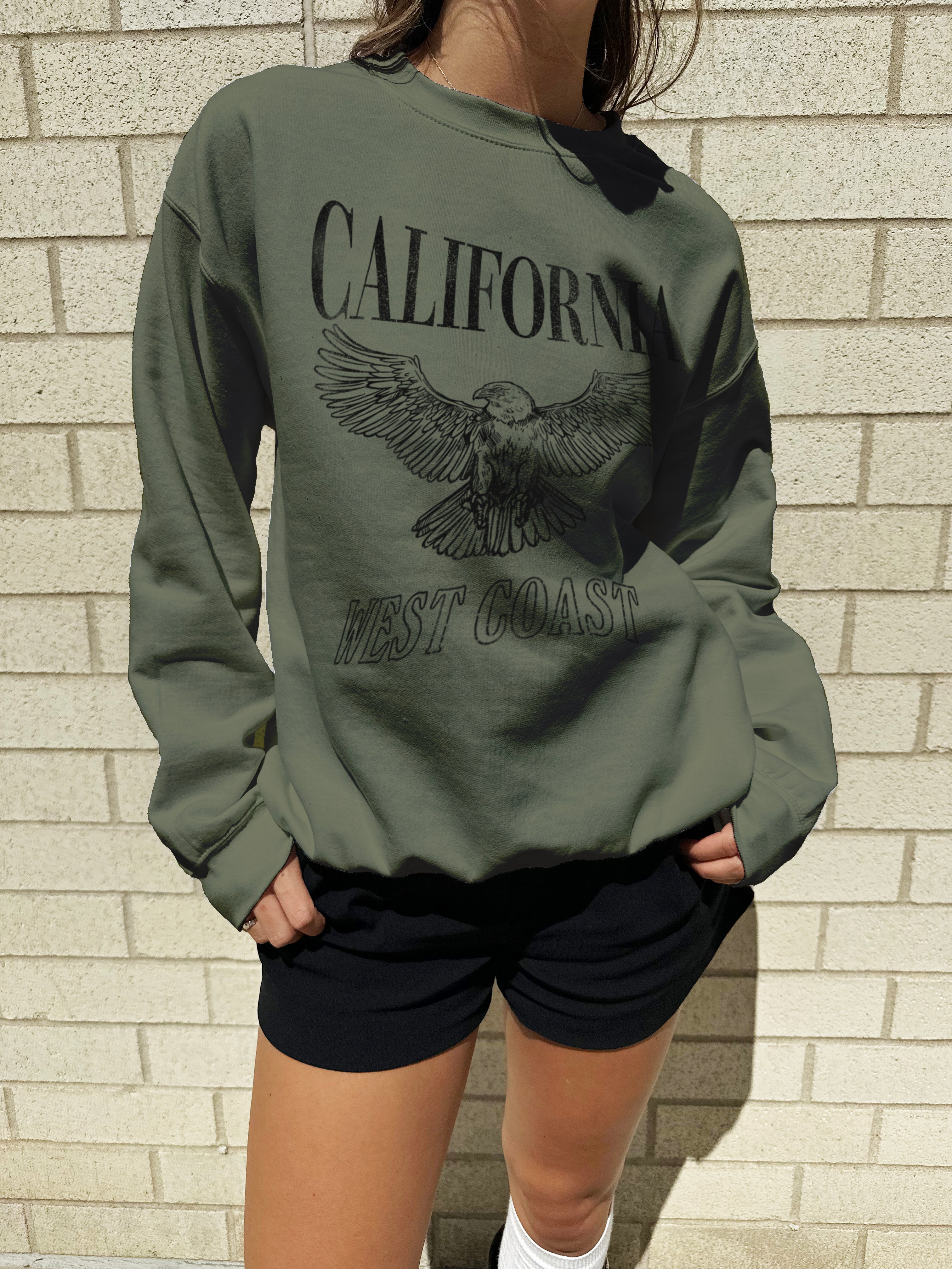 California Eagle Crewneck Sweatshirt