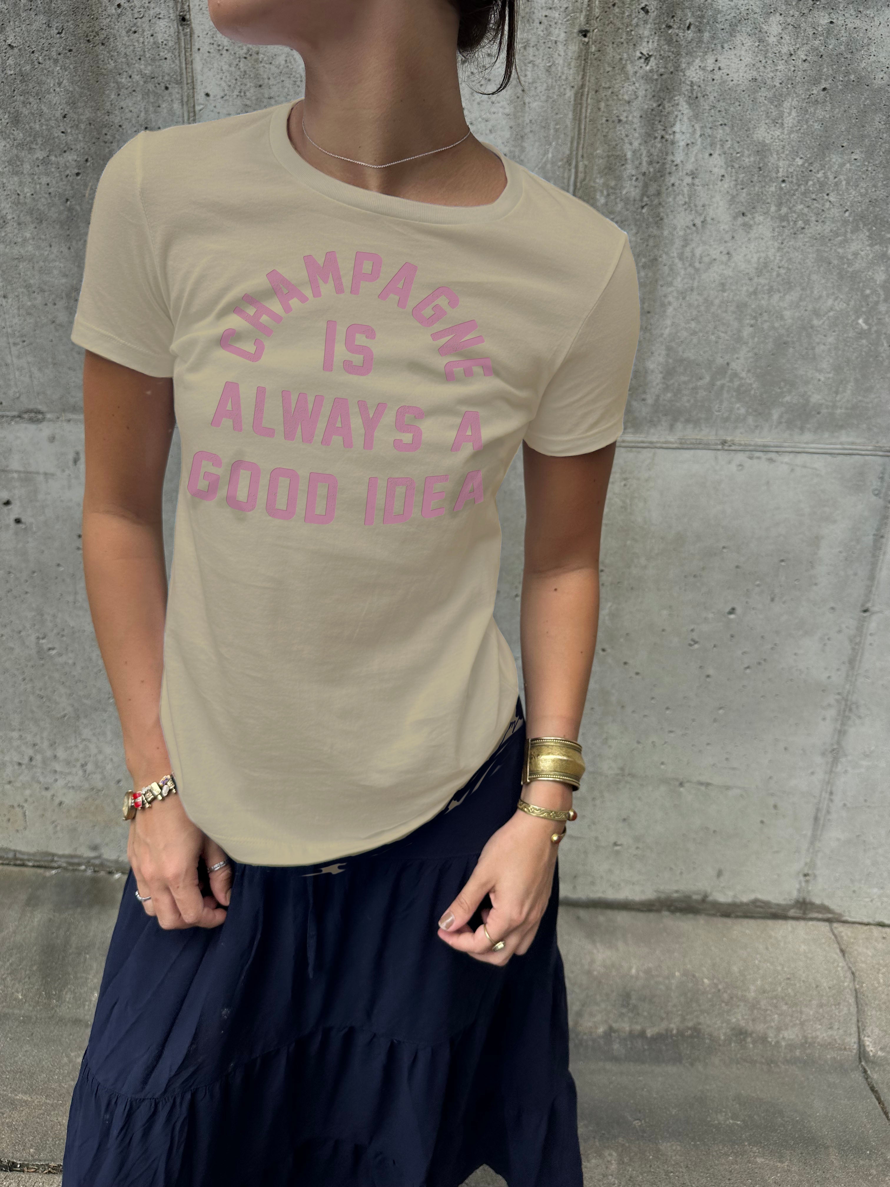 Champagne Short Sleeve Tee