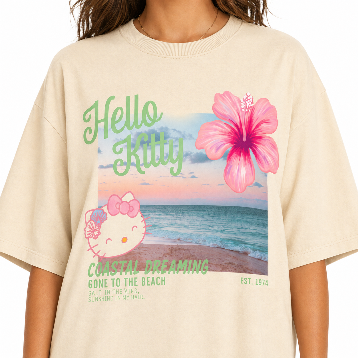 Hello Kitty Coastal Dreaming Graphic T-Shirt