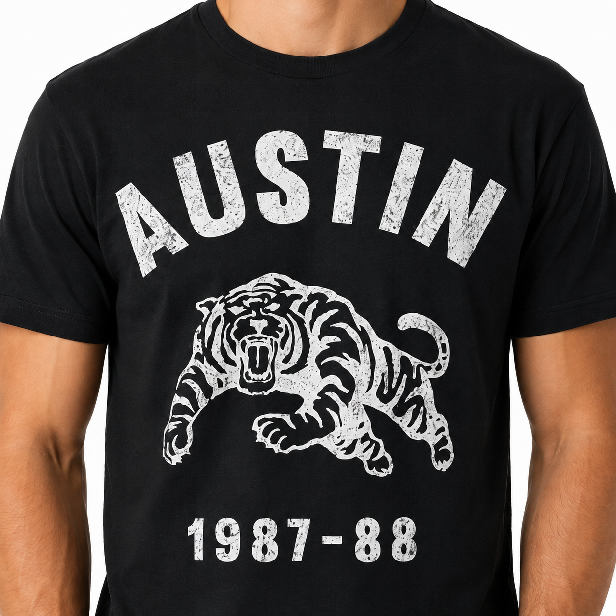 Austin TX Tiger Men's Short Sleeve Tee