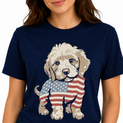 Americana Puppy Tee