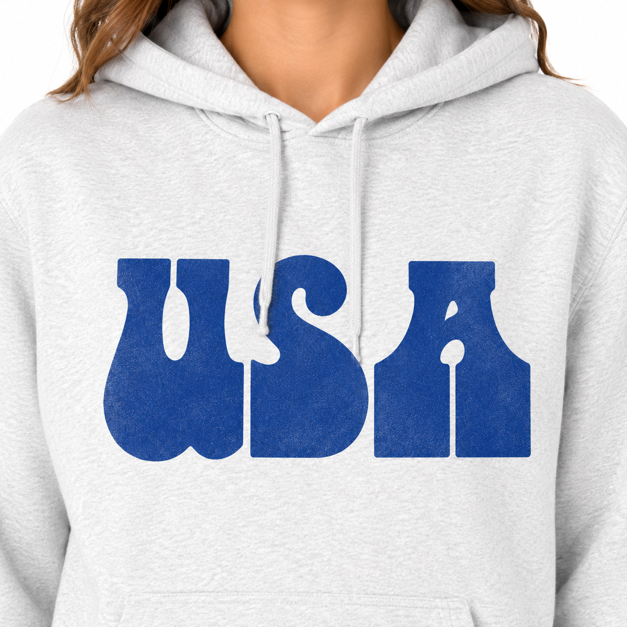 USA Women's Hooded Sweatshirt