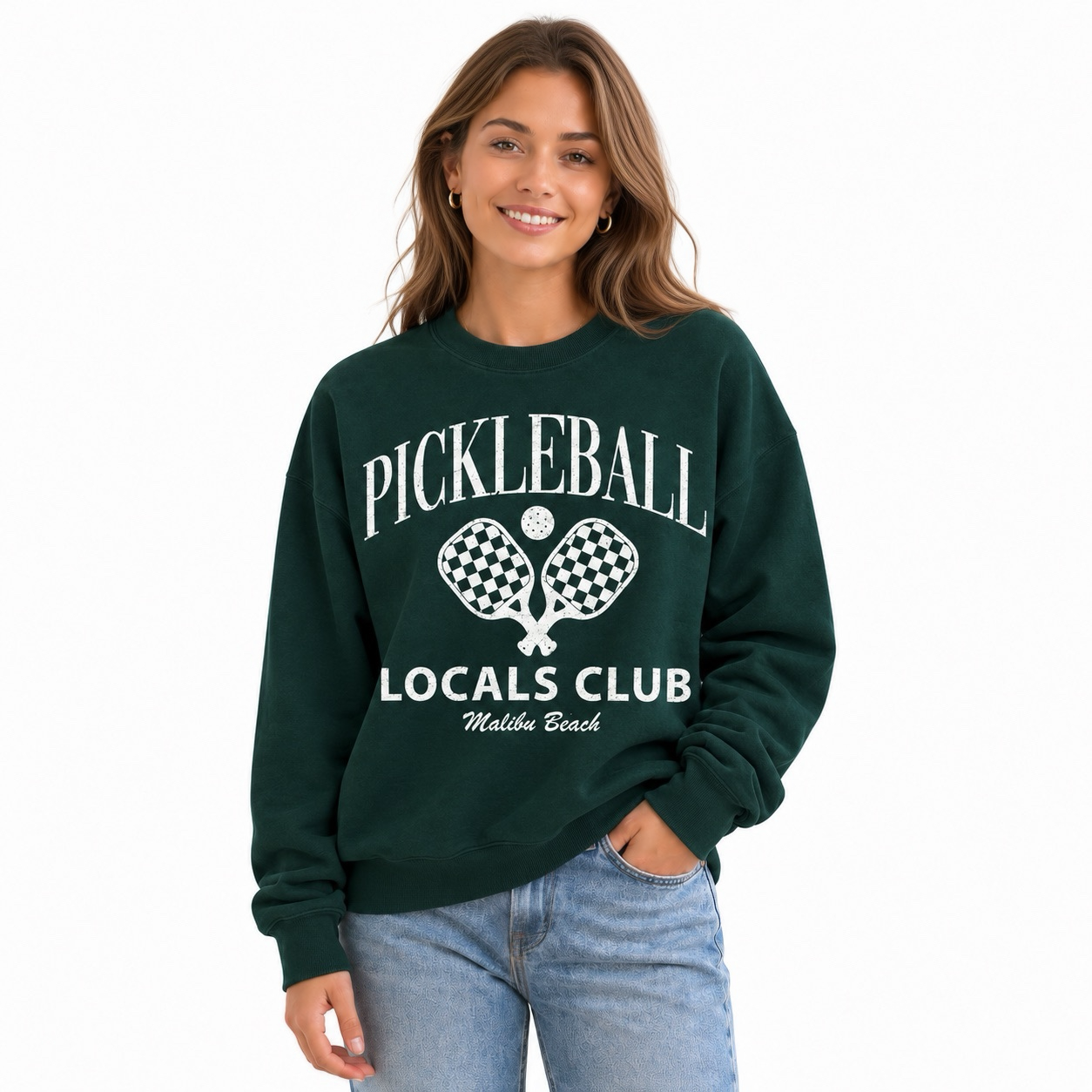 Pickleball Club Crewneck Sweatshirt