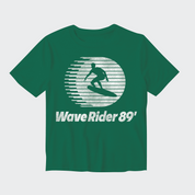 Green Wave Rider 89 Toddler Short Sleeve Tee