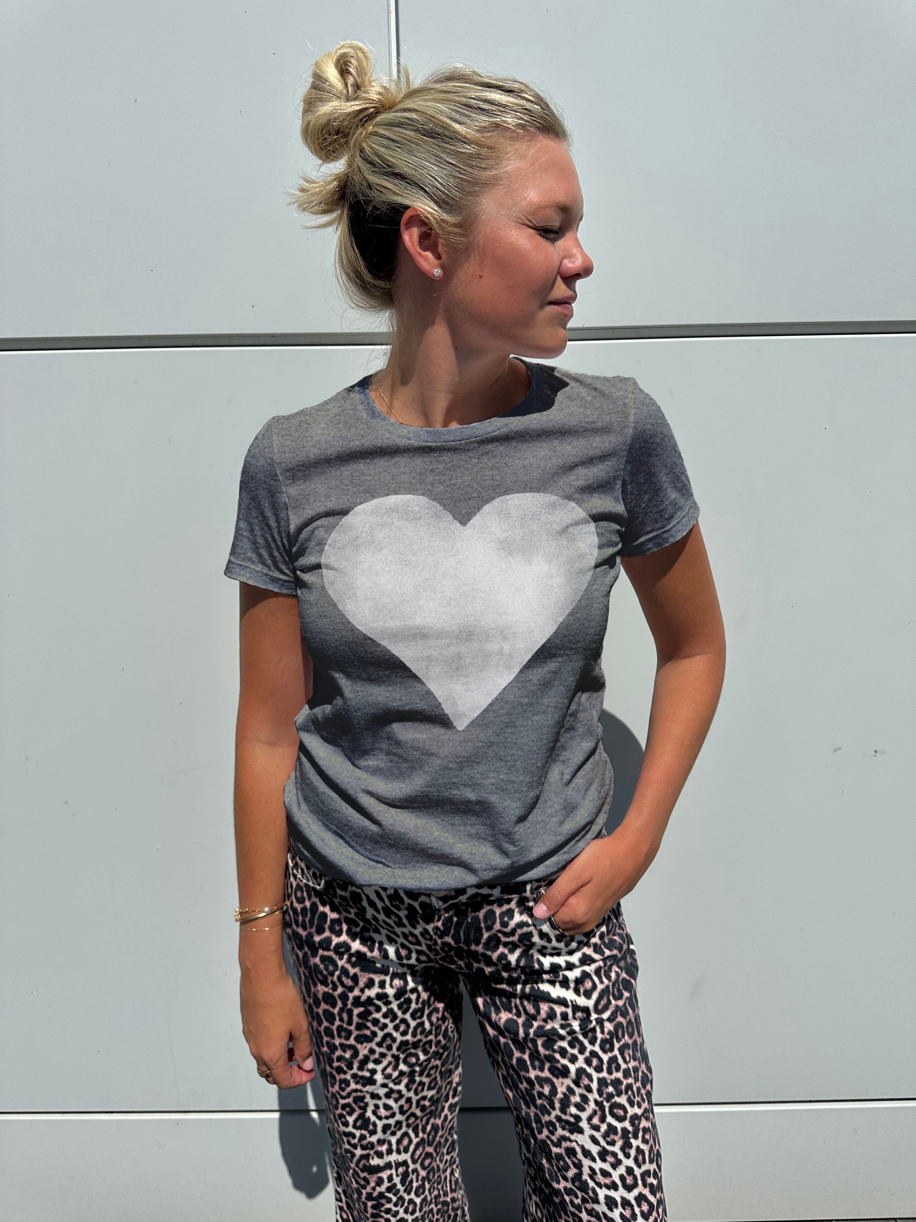 Bold Heart Short Sleeve Tee