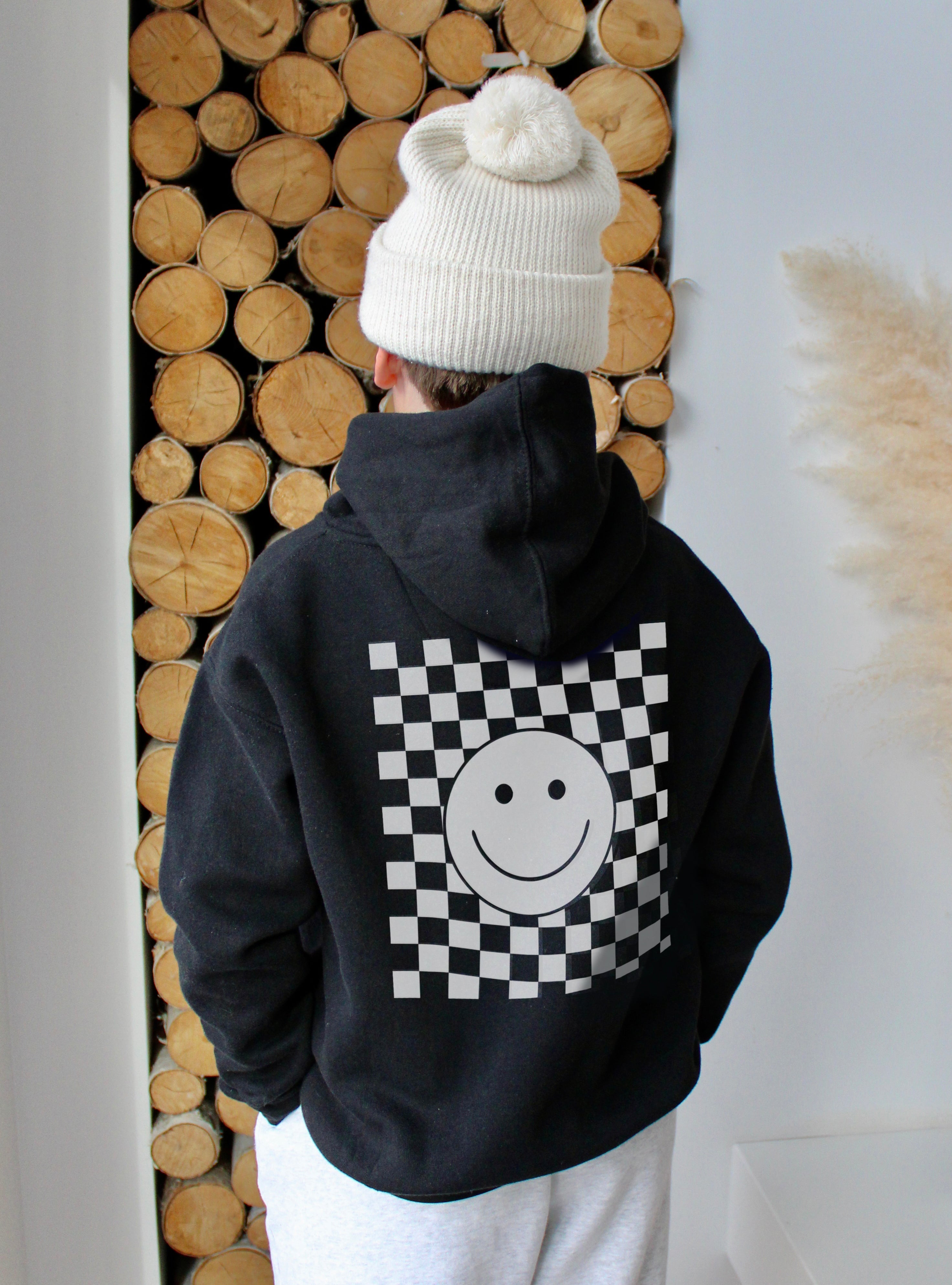 Smiley Face Surf Hooded Sweatshirt