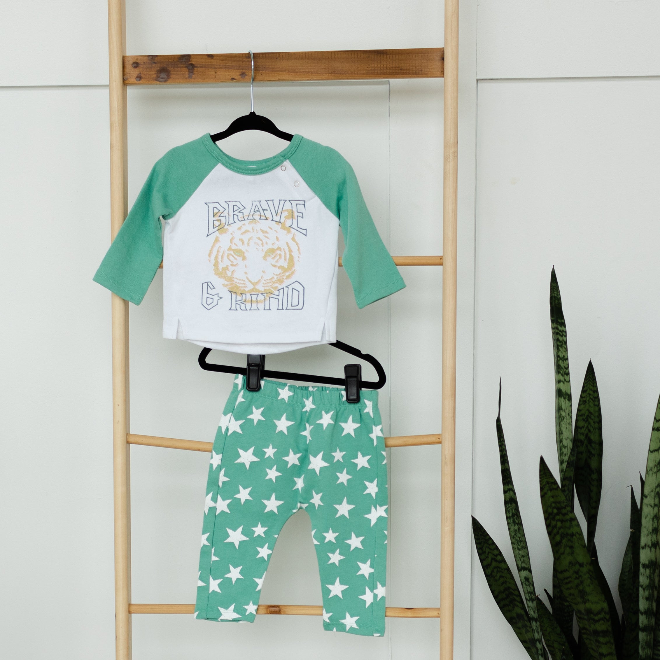 Raglan Sweatshirt + Sweatpant - Brave and Kind Tiger