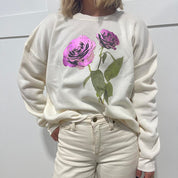In Bloom Rose Foil Crewneck Sweatshirt