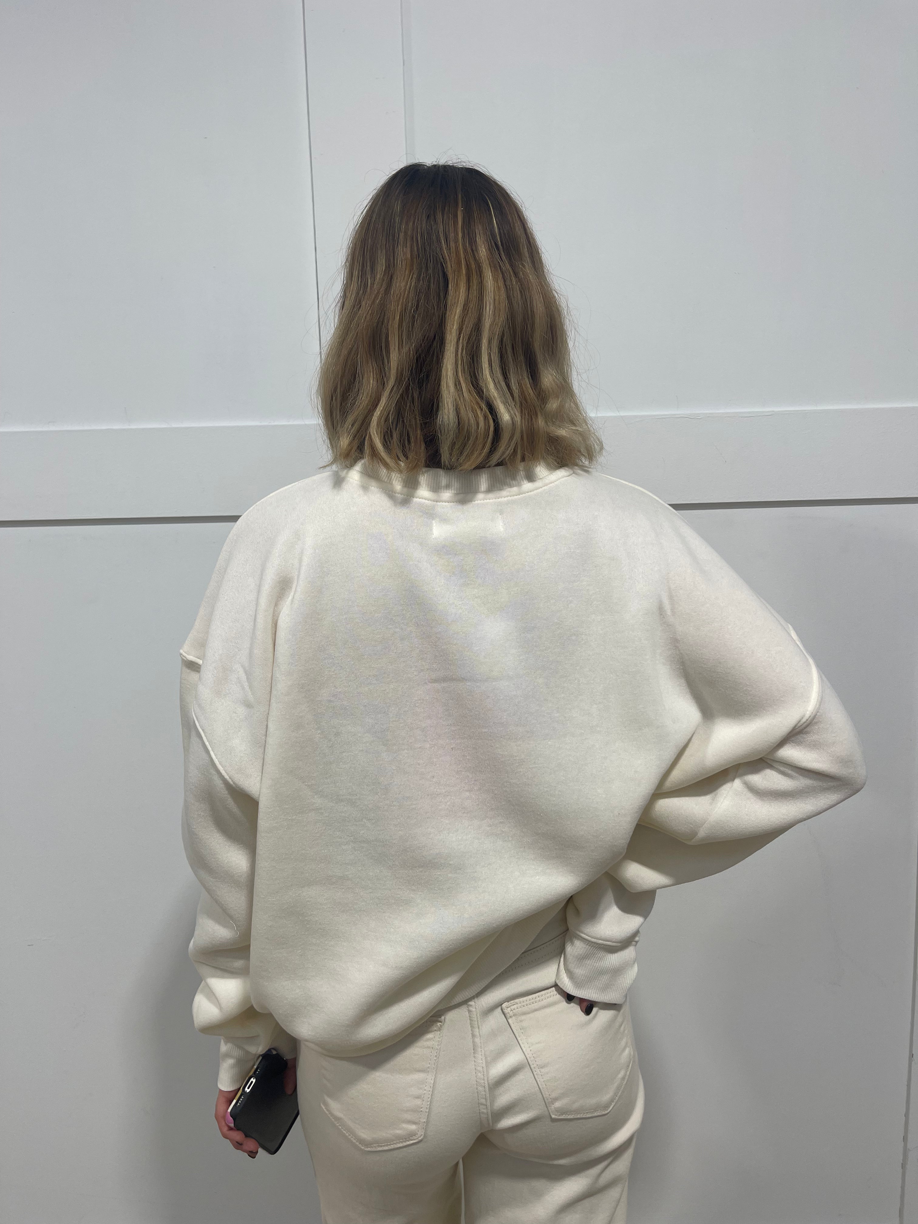 In Bloom Rose Foil Crewneck Sweatshirt