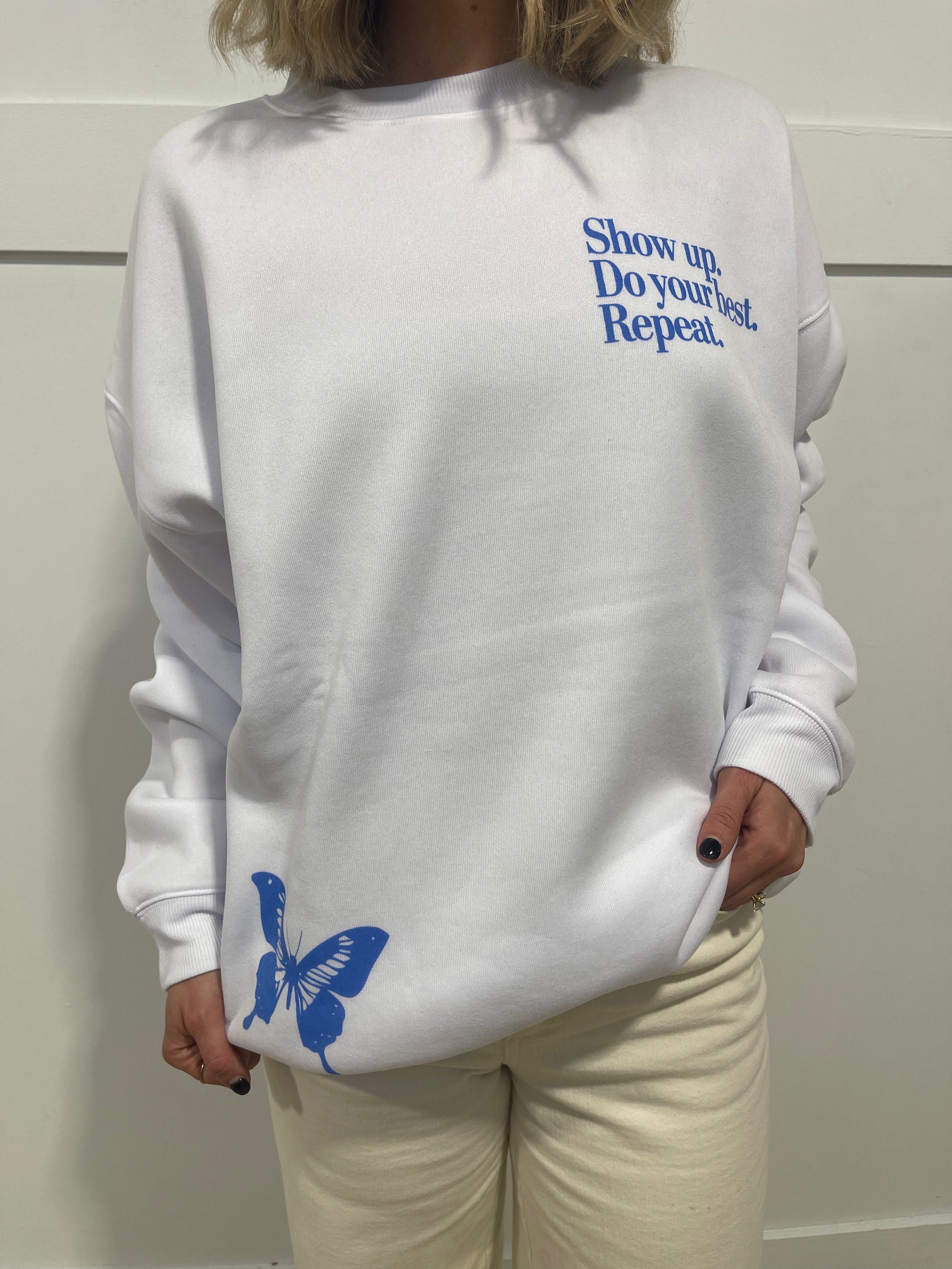 Do Your Best Butterfly Crewneck Sweatshirt