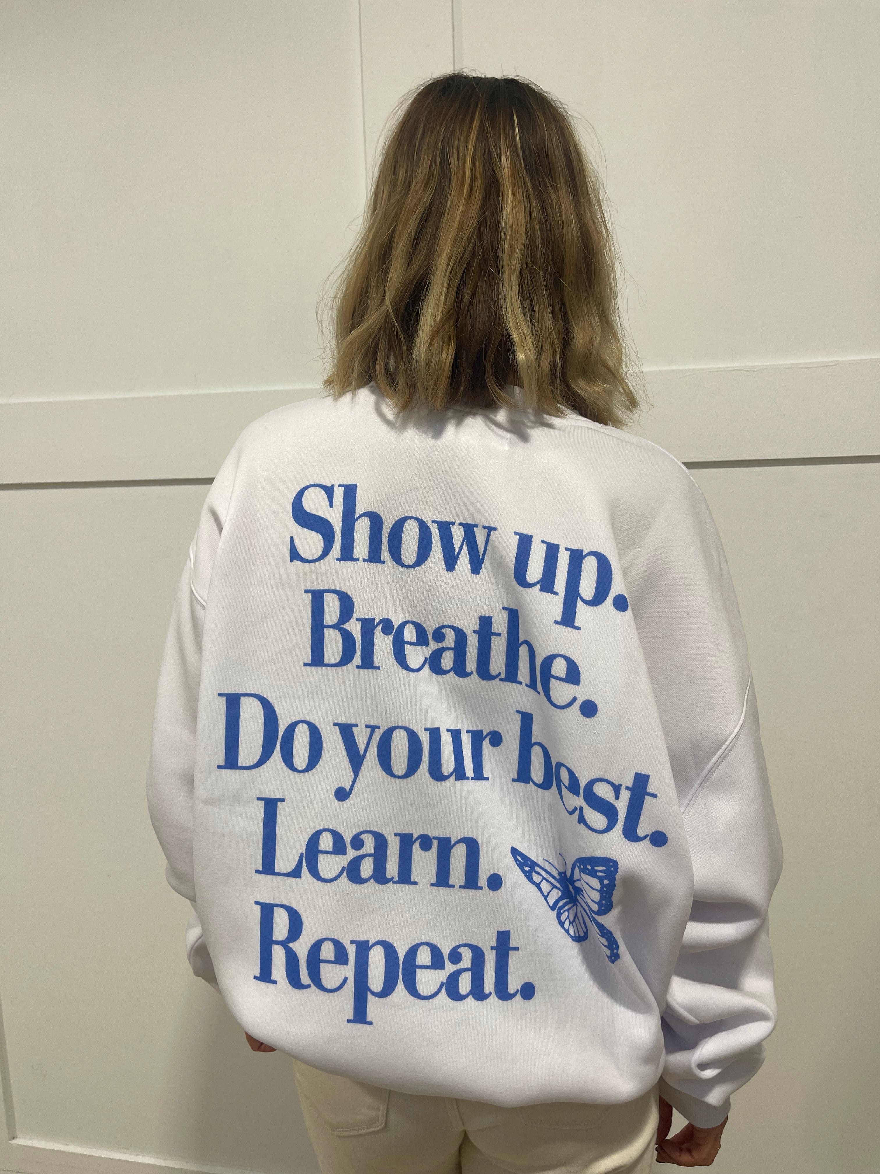 Do Your Best Butterfly Crewneck Sweatshirt