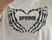 Skeleton Spooky Boxy Tee
