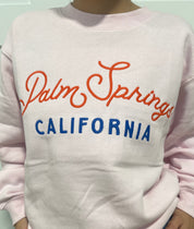 Palm Springs Embroidered Crewneck Sweatshirt