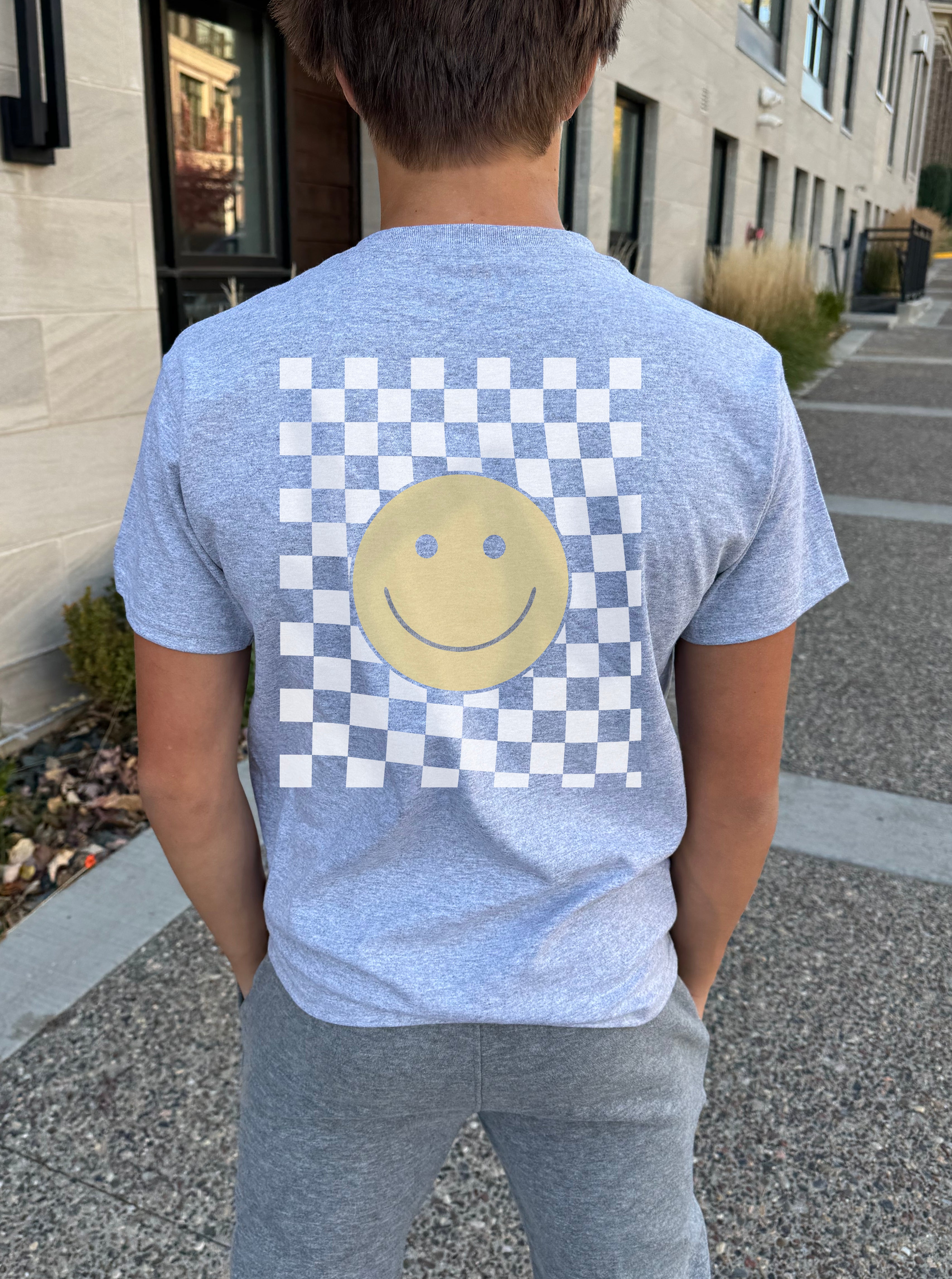 Smiley Face Short Sleeve Tee