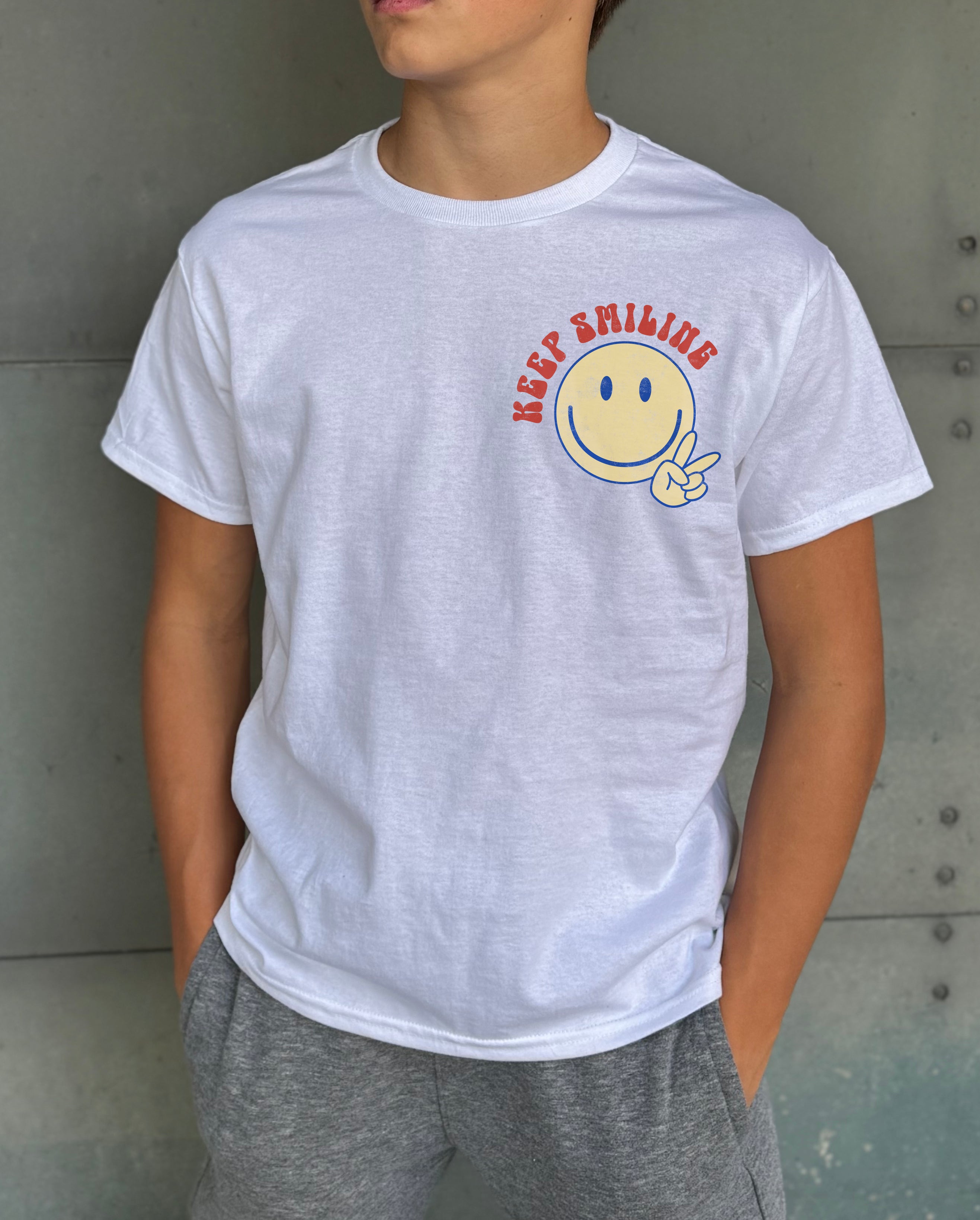 Smiley Face Short Sleeve Tee