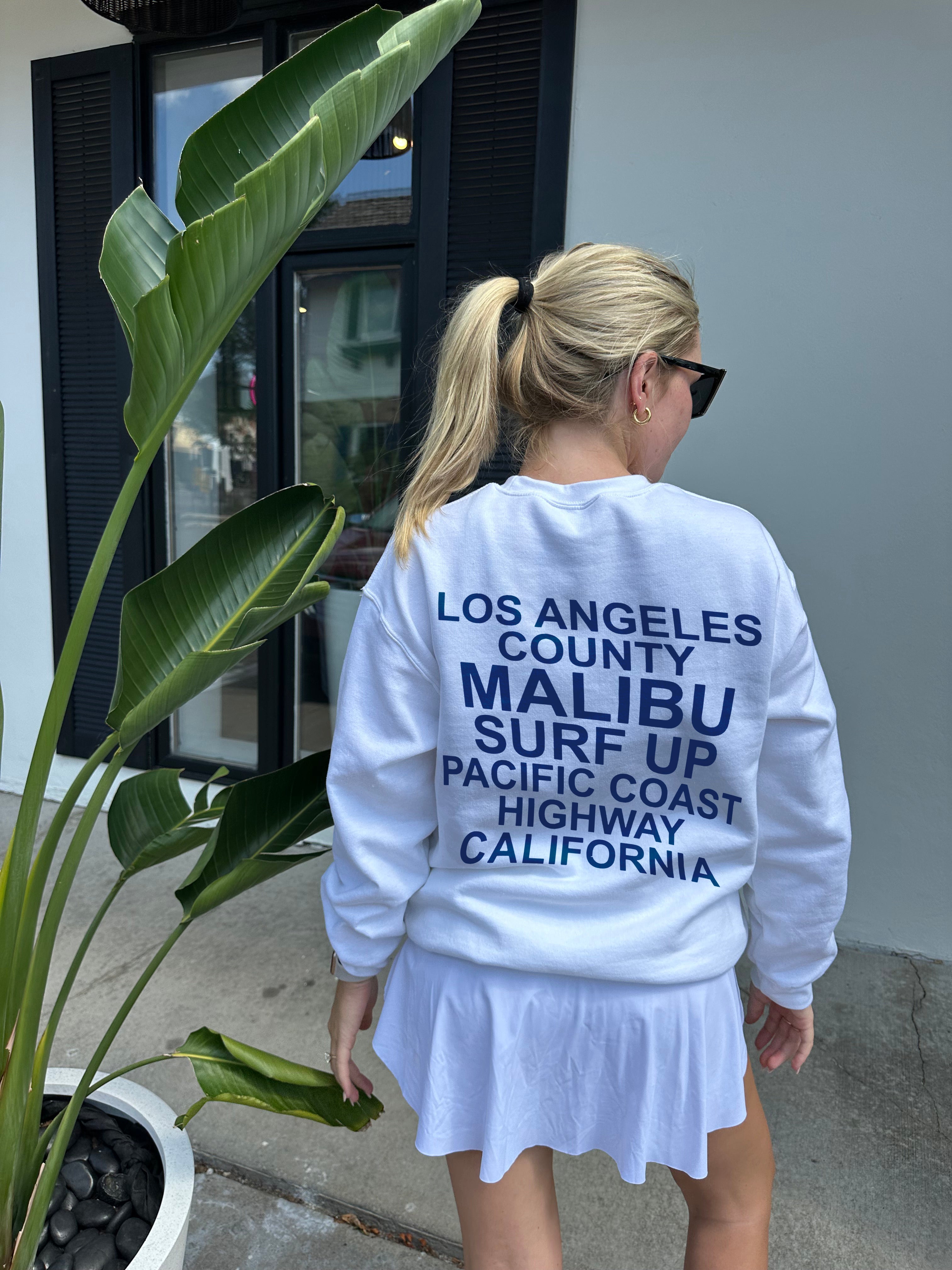 Malibu LA County Crewneck Sweatshirt