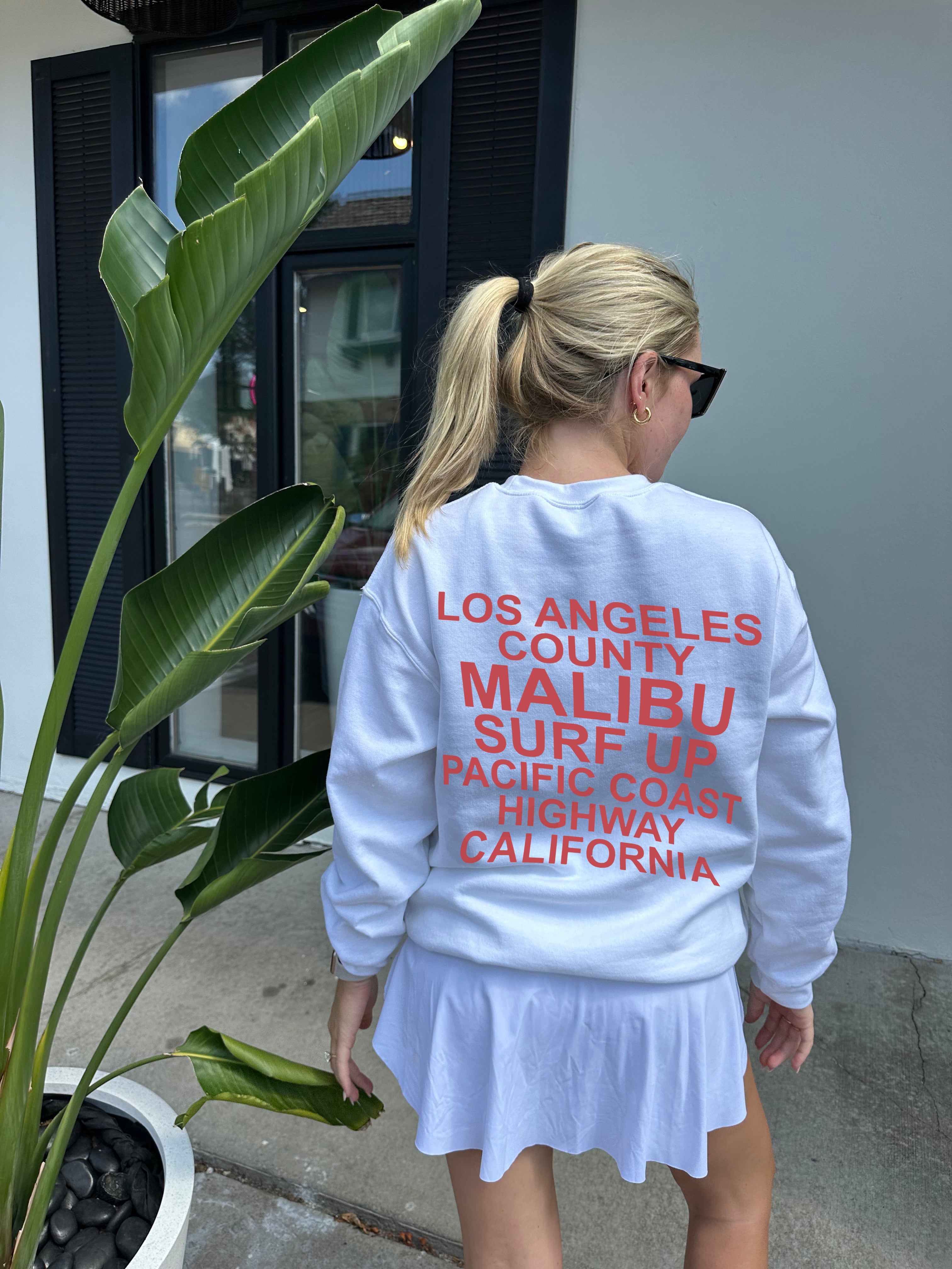 Malibu LA County Crewneck Sweatshirt