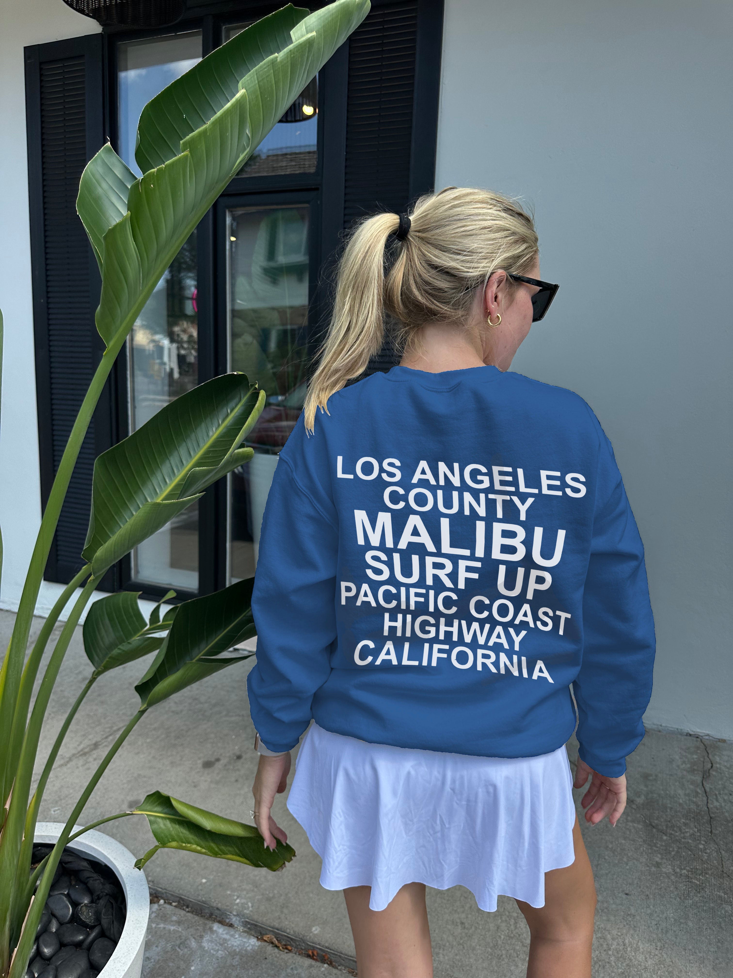Malibu LA County Crewneck Sweatshirt