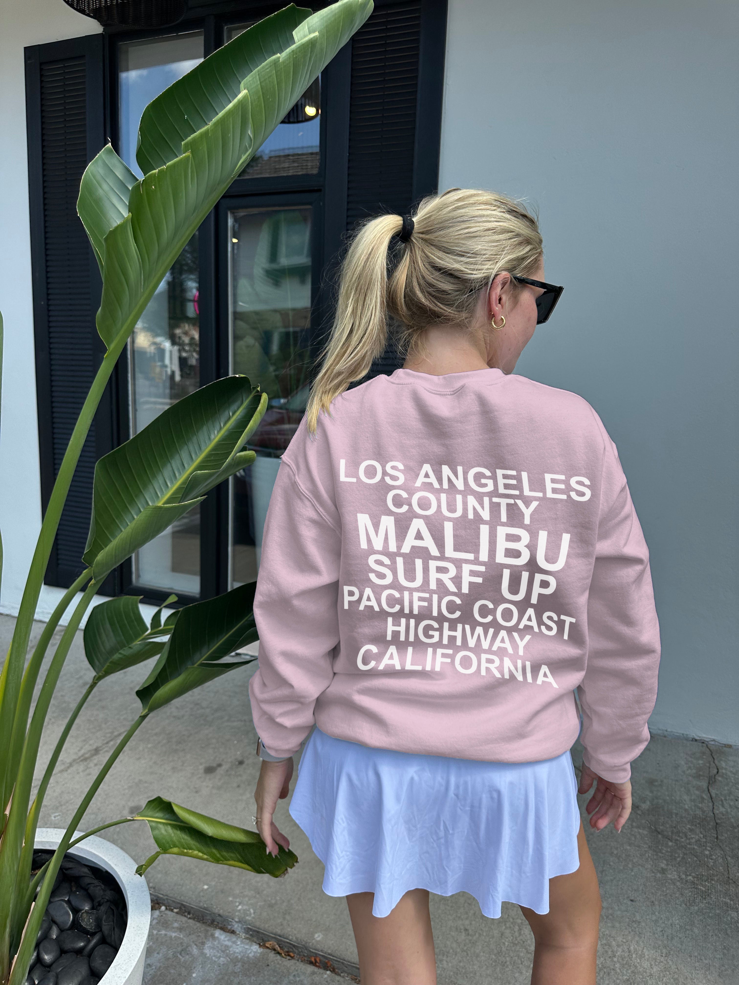 Malibu LA County Crewneck Sweatshirt