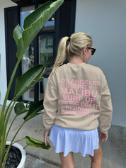 Malibu LA County Crewneck Sweatshirt