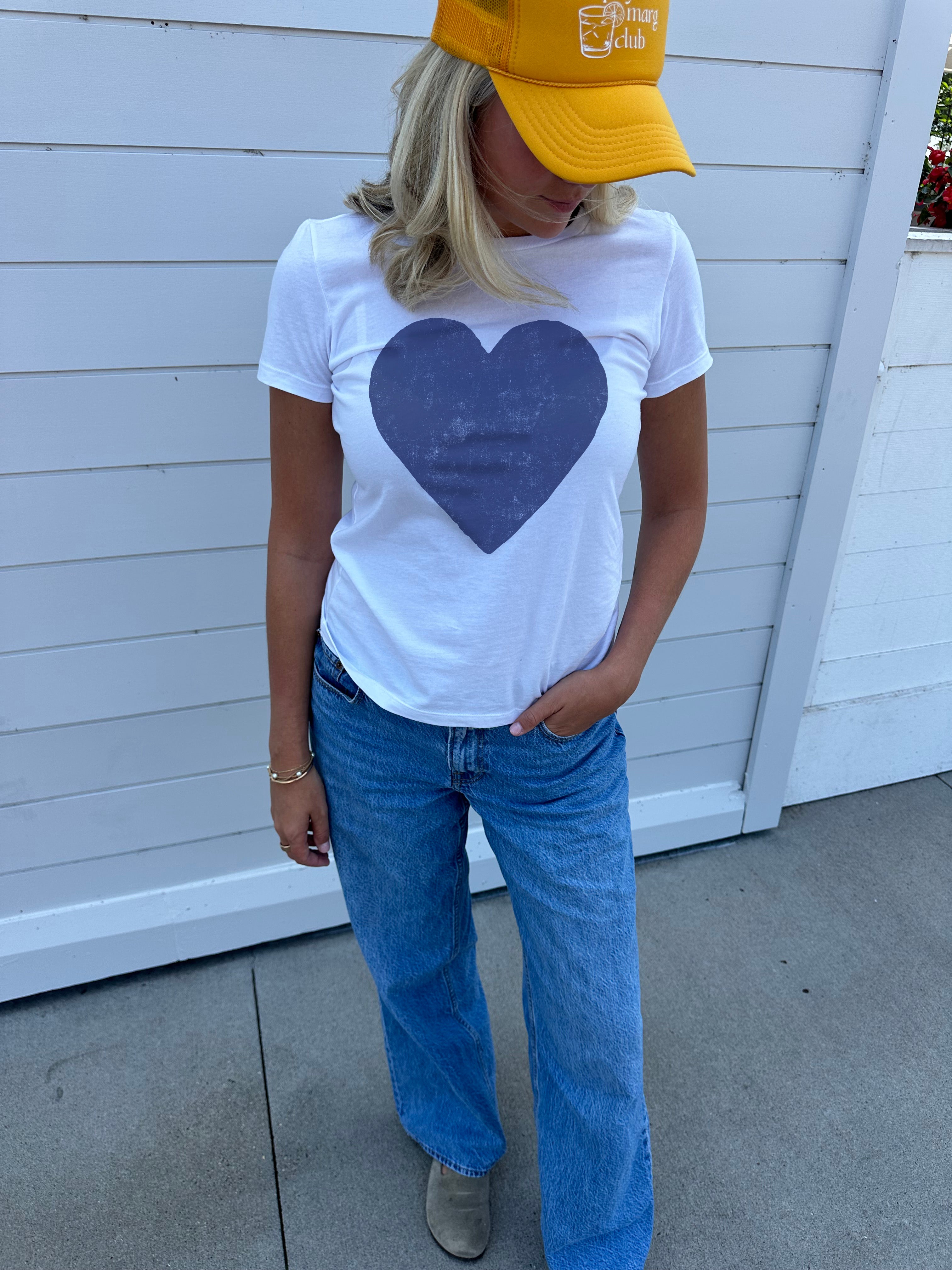 Bold Heart Short Sleeve Tee