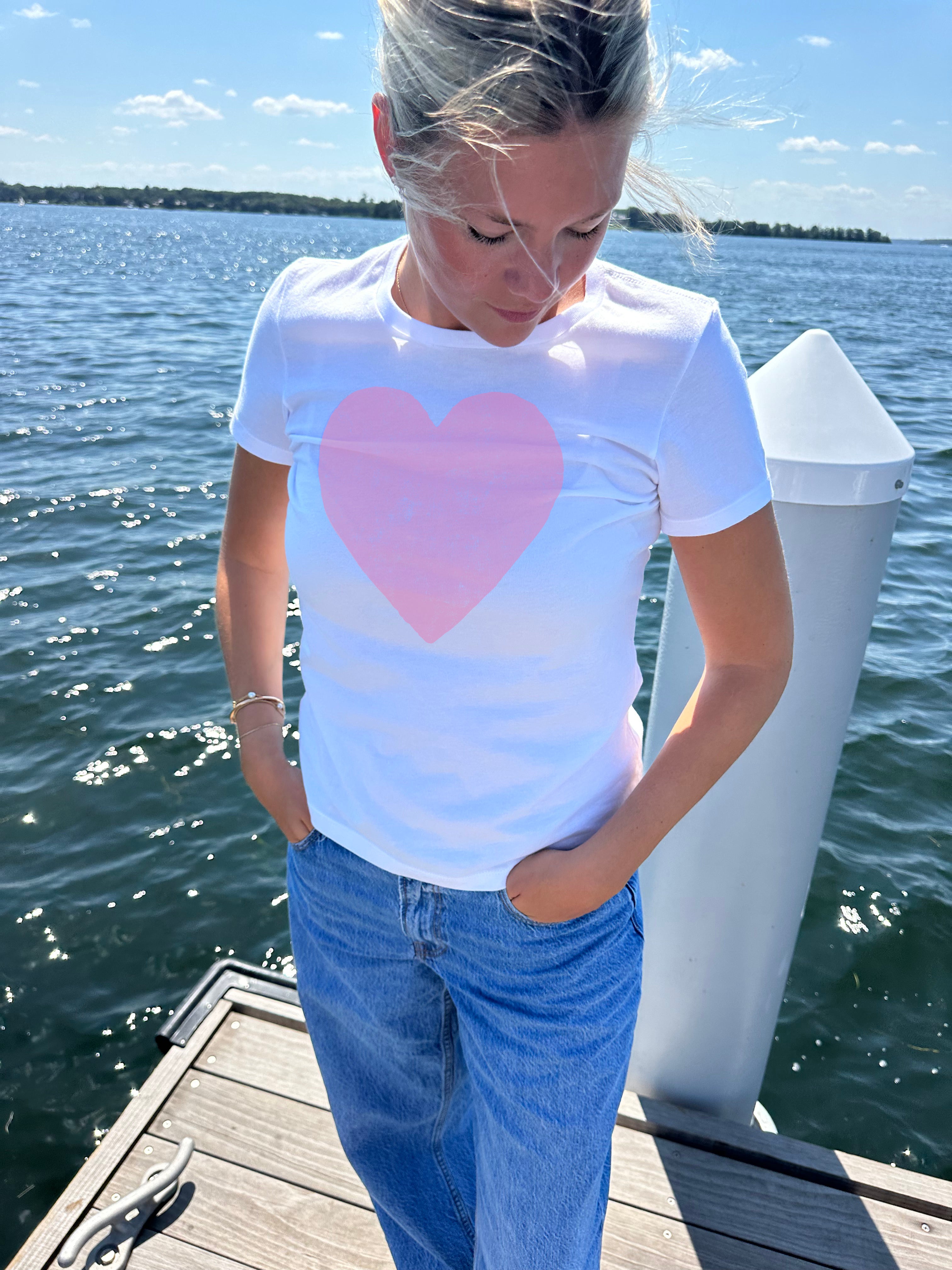 Bold Heart Short Sleeve Tee