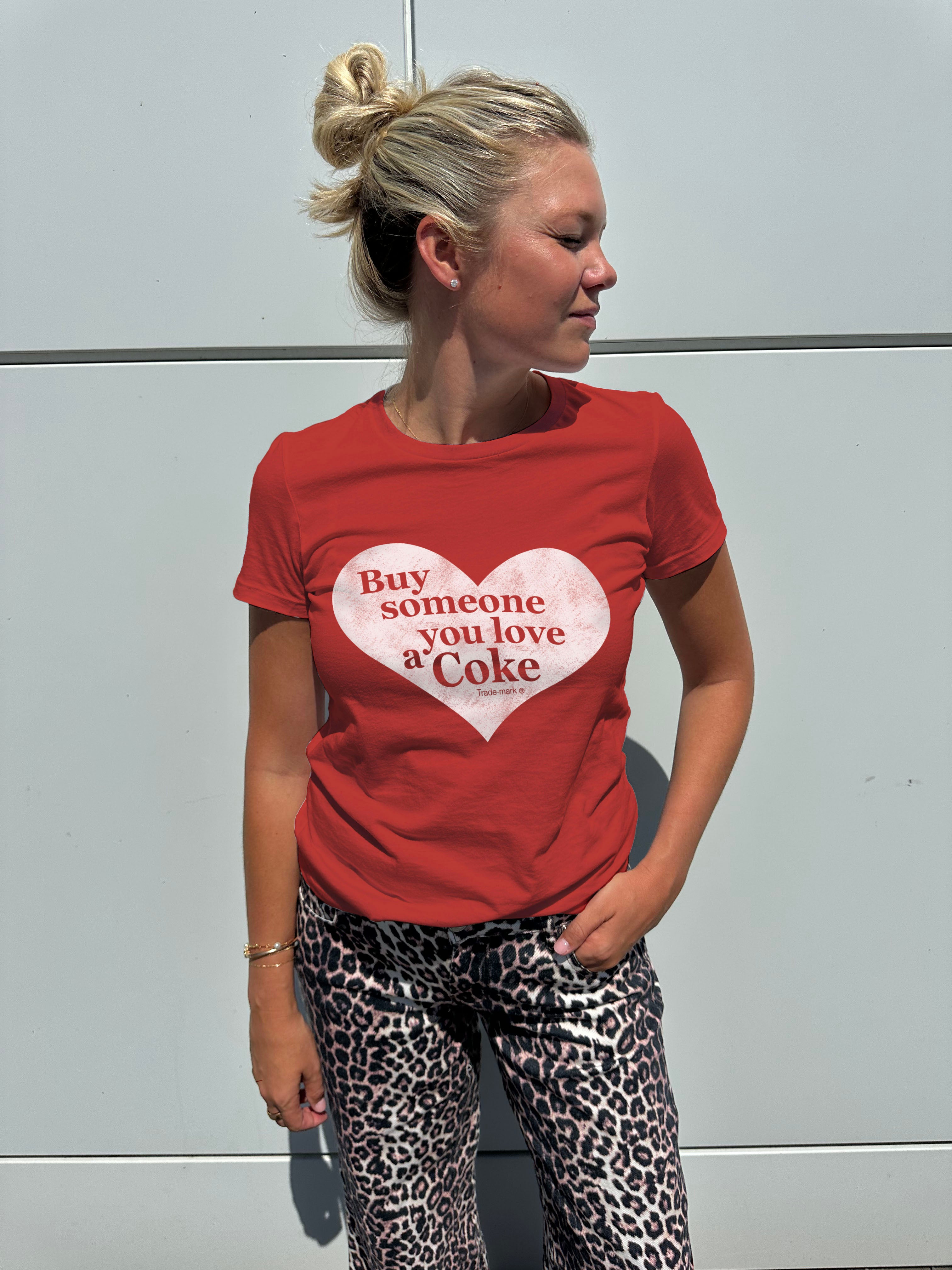 Red Buy A Coke Short Sleeve Tee