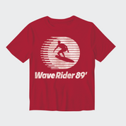 Red Wave Rider 89 Toddler Short Sleeve Tee