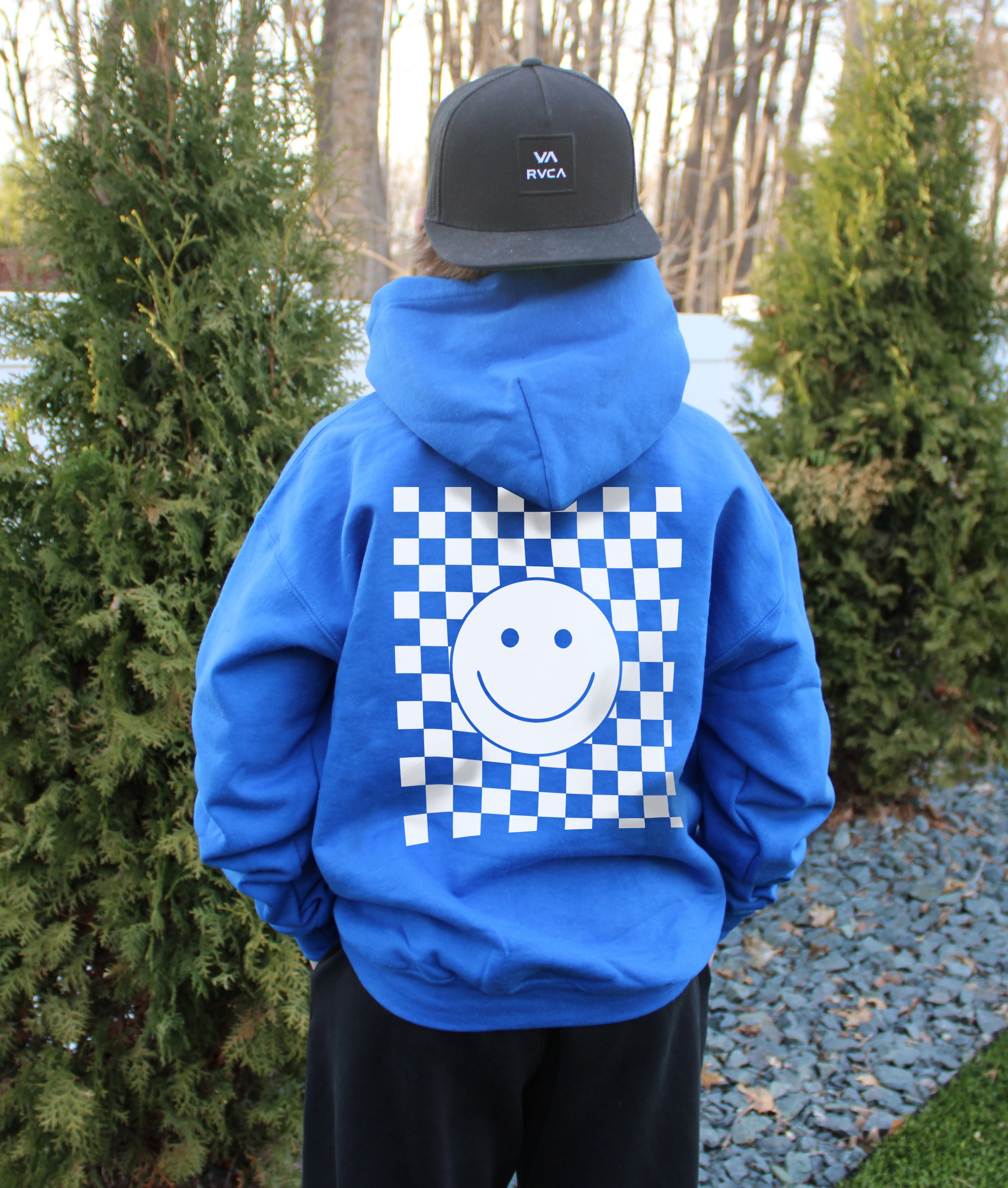 Smiley Face Surf Hooded Sweatshirt