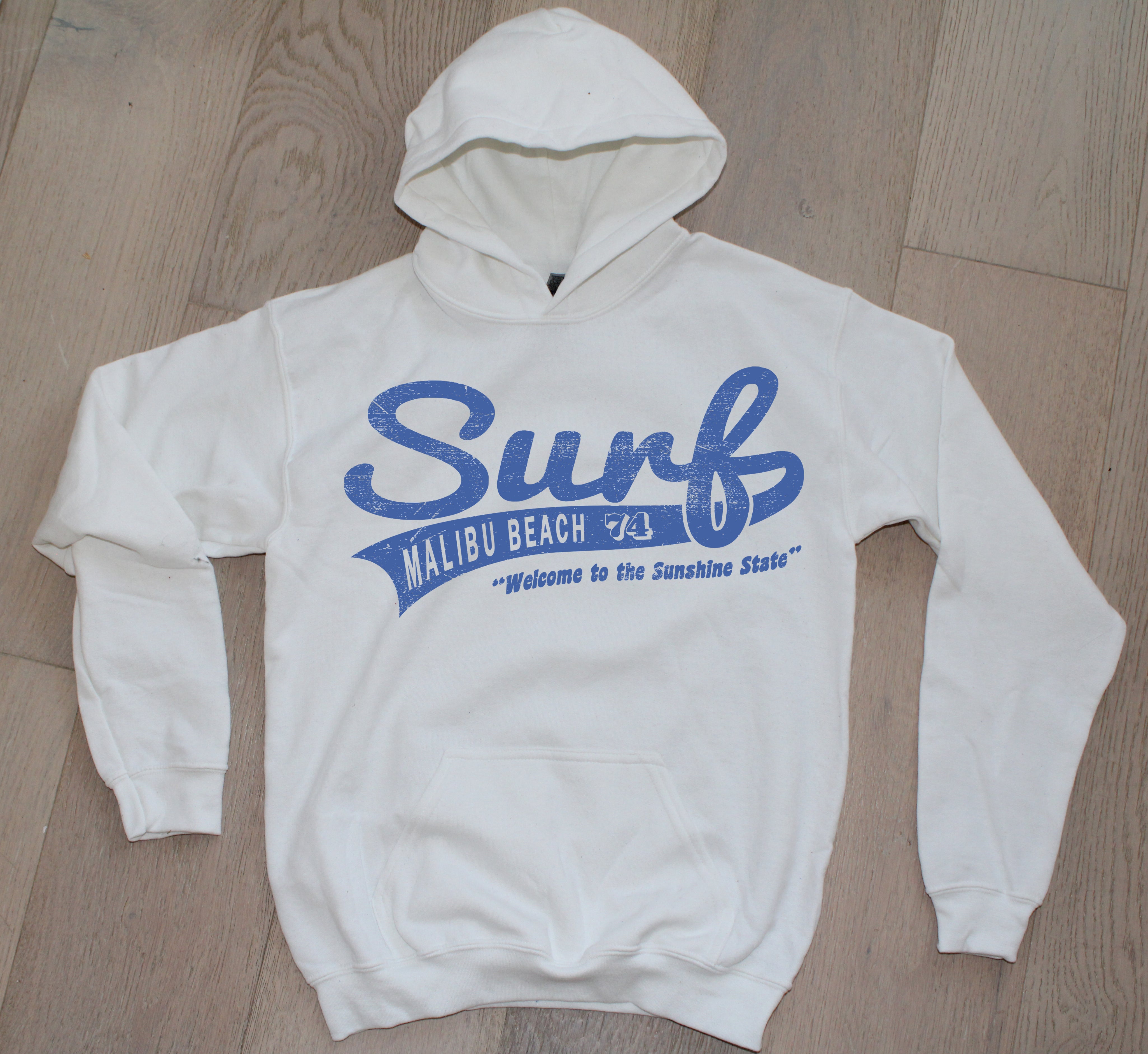 Smiley Face Surf Hooded Sweatshirt