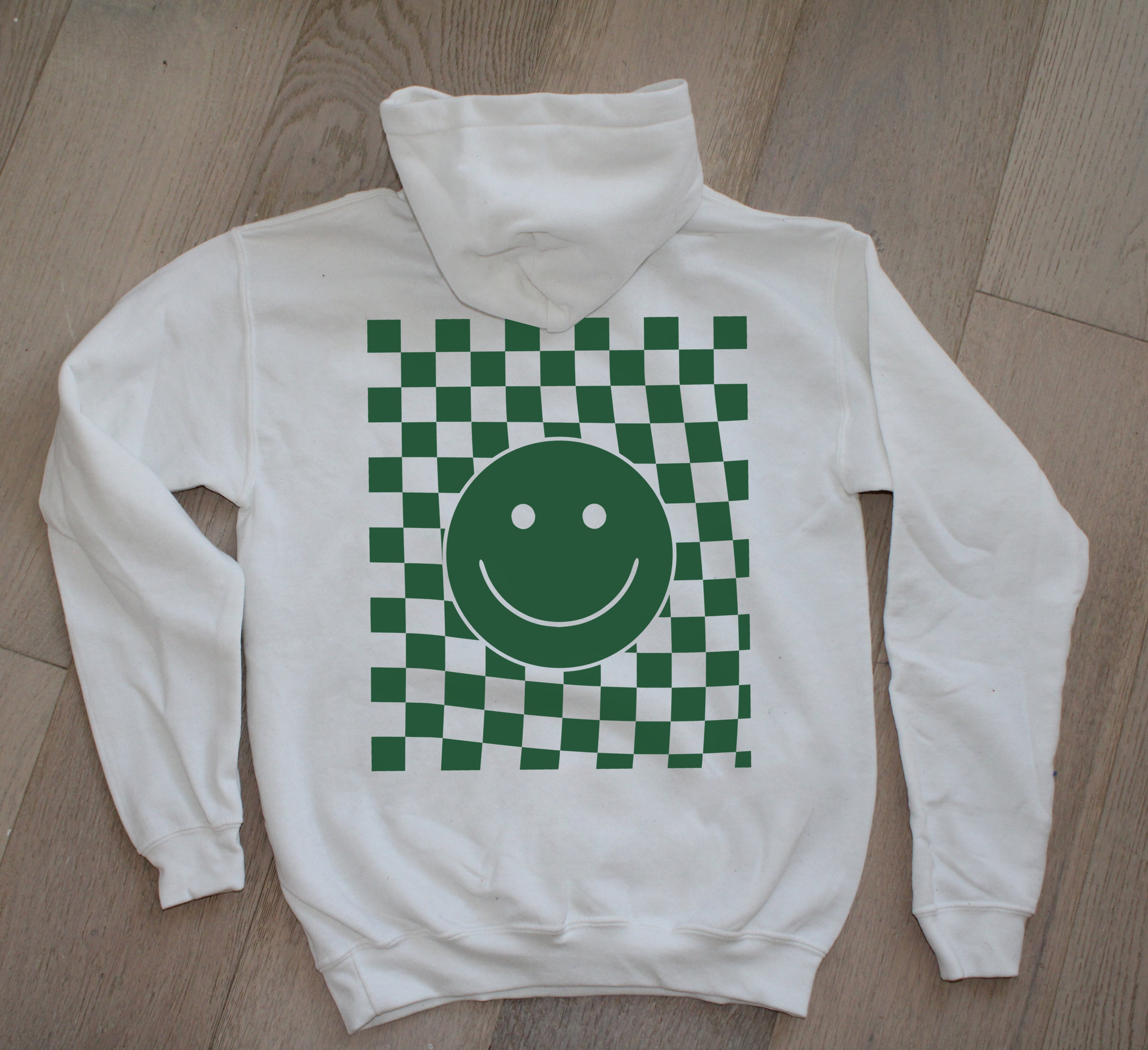 Smiley Face Surf Hooded Sweatshirt