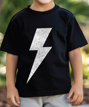 Lightning Bolt Toddler Short Sleeve Tee