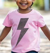 Lightning Bolt Toddler Short Sleeve Tee