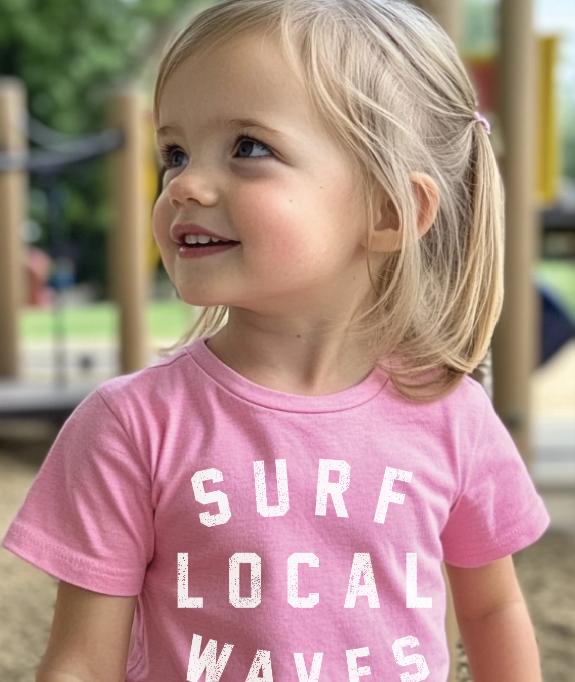 Surf Local Waves Toddler Short Sleeve Tee