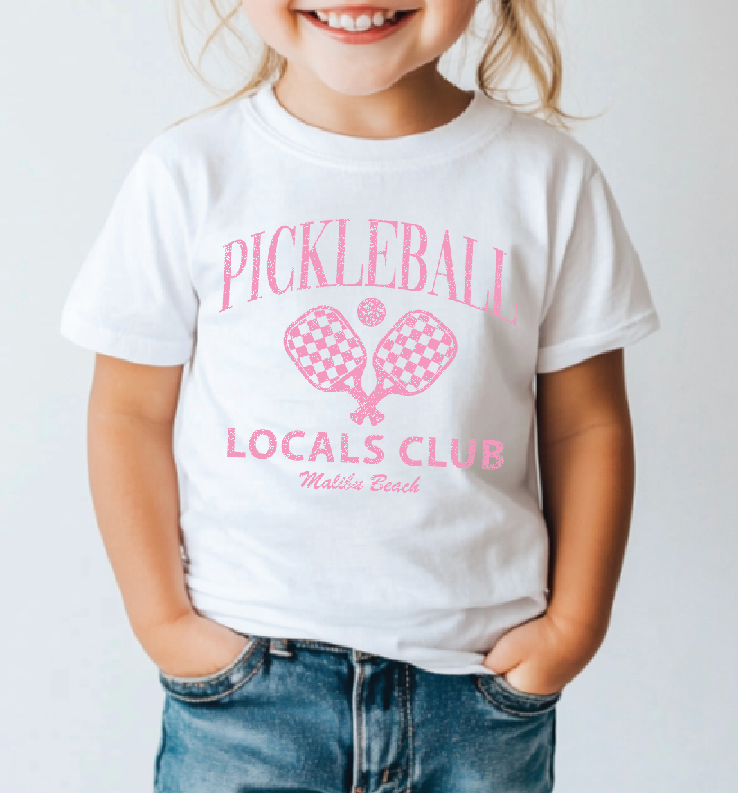 Pickleball Locals Club Toddler Short Sleeve Tee