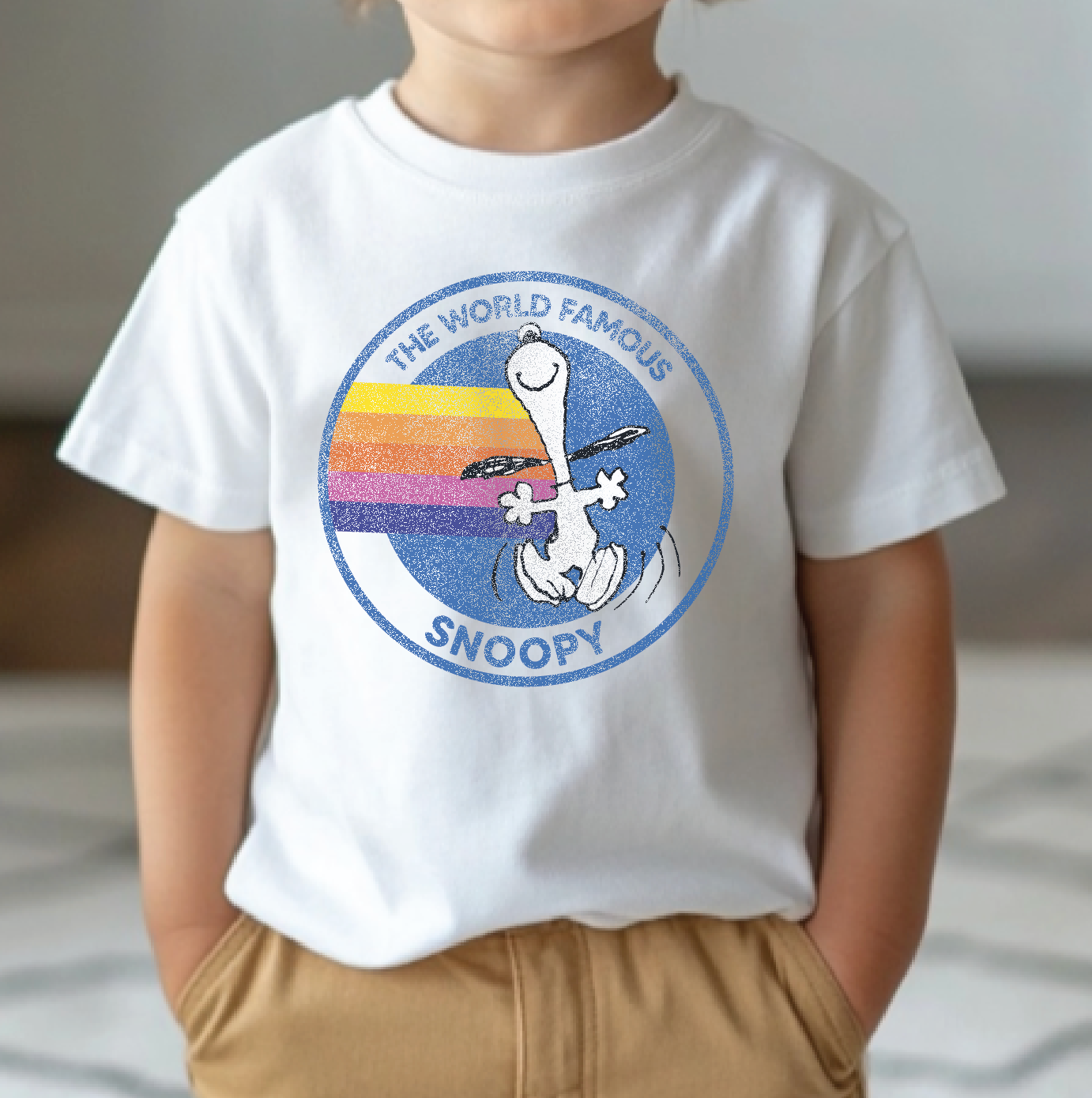 World Famous Snoopy Toddler Short Sleeve Tee