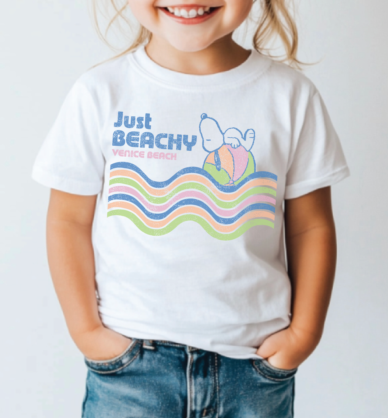 Peanuts Just Beachy Toddler Short Sleeve Tee