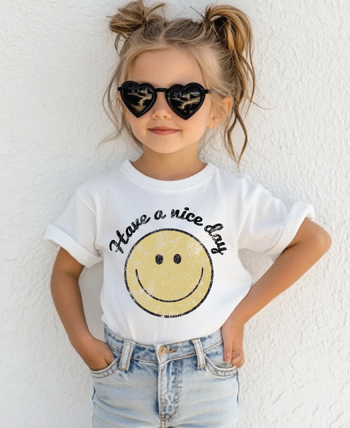 Have a Nice Day Smile Toddler Short Sleeve Tee