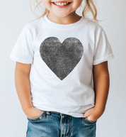 Heart Toddler Short Sleeve Tee