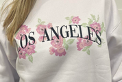 Los Angels Embroidered Crewneck Sweatshirt