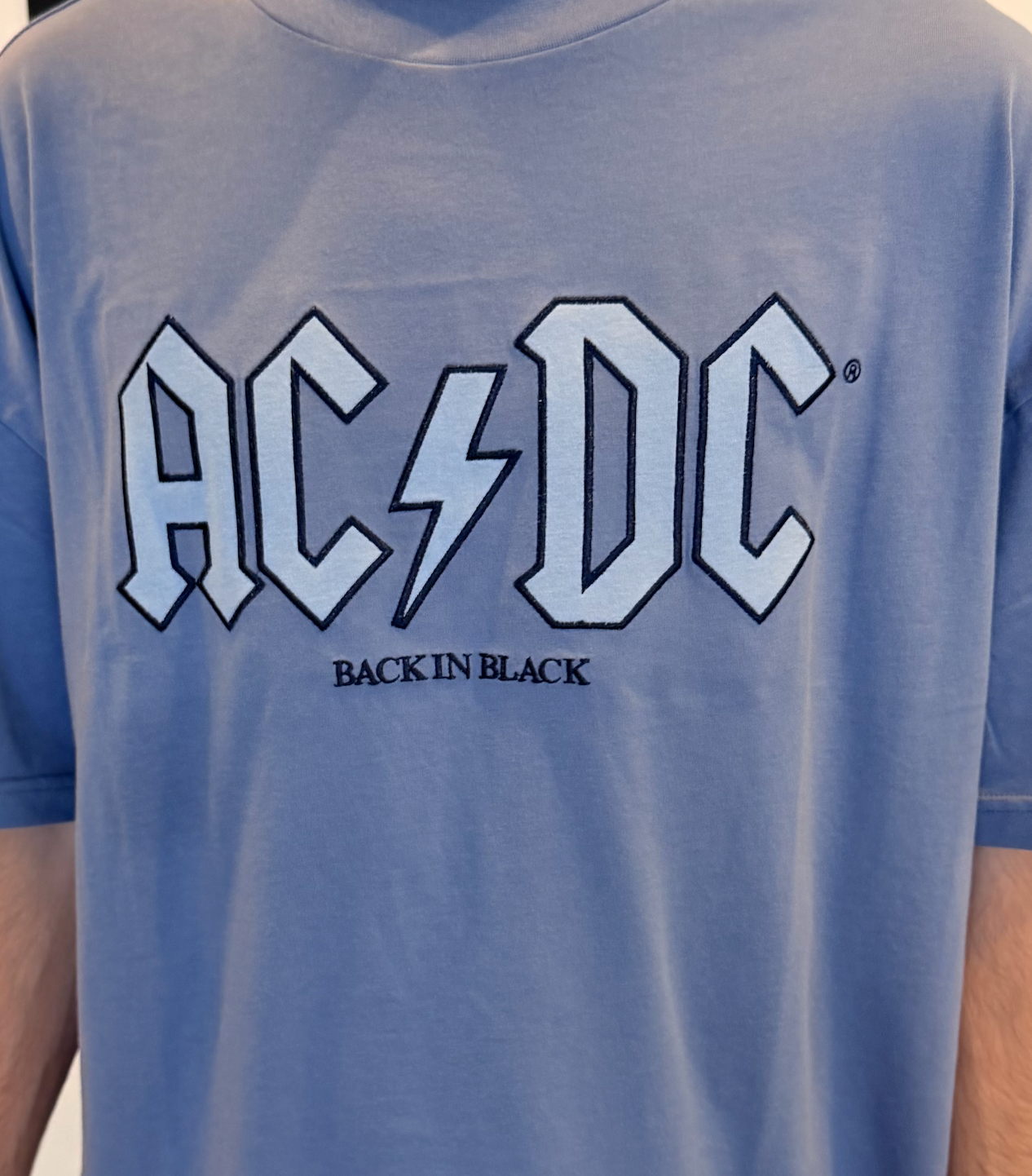 AC/DC Embroidered Crewneck Tee